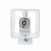 QUADRASS SPOT Indoor Wandaufbauleuchte mit LED Spot und E27 Fassung, weiß