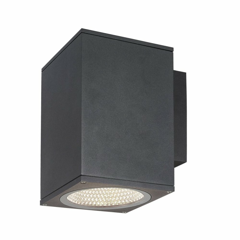 SLV ENOLA SQUARE L single Outdoor LED Wandaufbauleuchte anthrazit CCT 3000/4000K