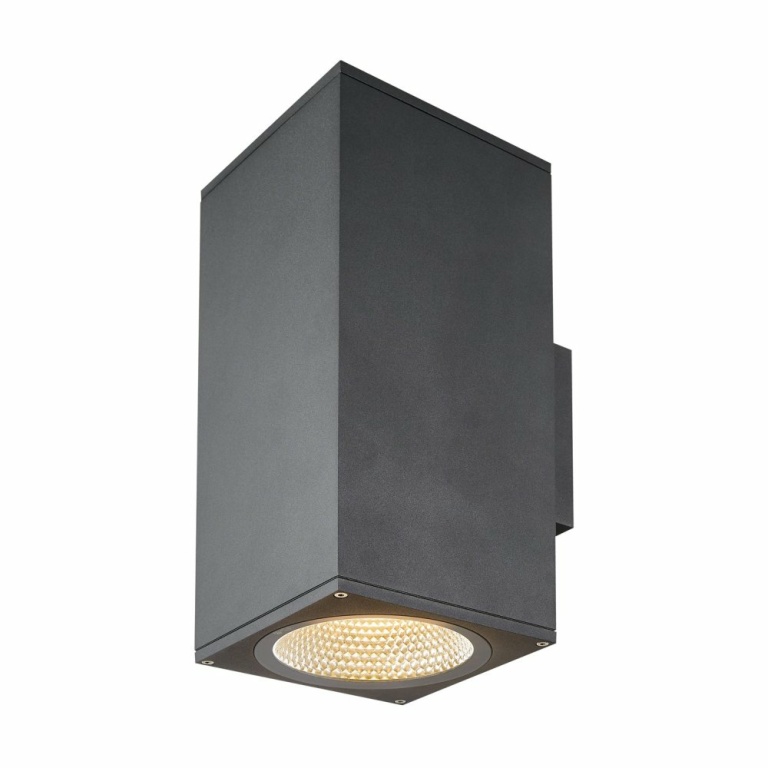 SLV ENOLA SQUARE UP/DOWN L Outdoor LED Wandaufbauleuchte anthrazit CCT 3000/4000K