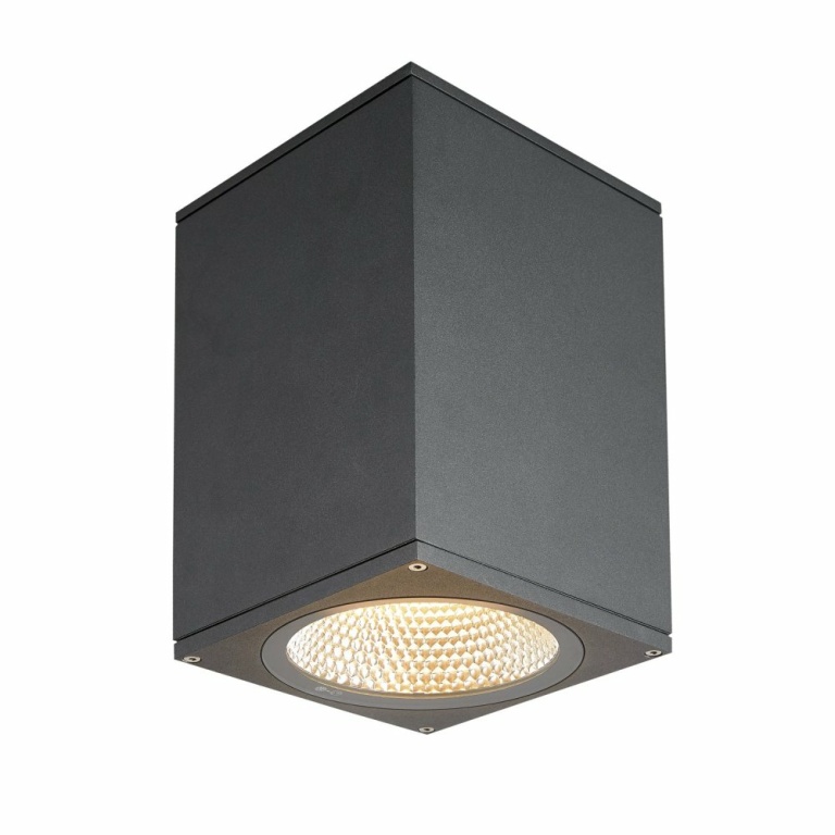 SLV ENOLA SQUARE L Outdoor LED Deckenaufbauleuchte anthrazit CCT 3000/4000K