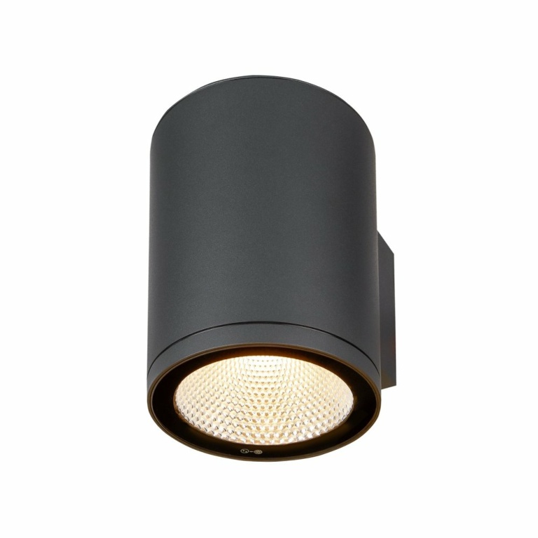 SLV ENOLA ROUND L single Outdoor LED Wandaufbauleuchte anthrazit CCT 3000/4000K