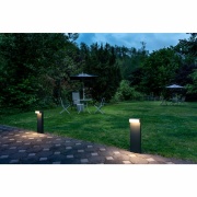 L-LINE OUT 50 FL Pole, Outdoor LED Stehleuchte horizontal anthrazit CCT switch 3000/4000K