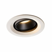 NUMINOS DL M, Indoor LED Deckeneinbauleuchte weiß/schwarz 3000K 20° kardanisch dreh- und schwenkbar