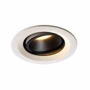 NUMINOS DL M, Indoor LED Deckeneinbauleuchte weiß/schwarz 3000K 40° kardanisch dreh- und schwenkbar