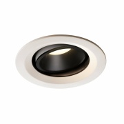 NUMINOS DL M, Indoor LED Deckeneinbauleuchte weiß/schwarz 4000K 20° kardanisch dreh- und schwenkbar