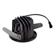 NUMINOS DL S, Indoor LED Deckeneinbauleuchte schwarz/schwarz 2700K 20°