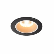 NUMINOS DL S, Indoor LED Deckeneinbauleuchte schwarz/weiß 2700K 20°