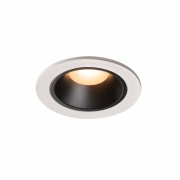 NUMINOS DL S, Indoor LED Deckeneinbauleuchte weiß/schwarz 2700K 40°