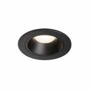 NUMINOS DL S, Indoor LED Deckeneinbauleuchte schwarz/schwarz 4000K 20°