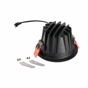 NUMINOS DL M, Indoor LED Deckeneinbauleuchte schwarz/schwarz 2700K 20°