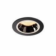 NUMINOS DL M, Indoor LED Deckeneinbauleuchte schwarz/chrom 3000K 20°