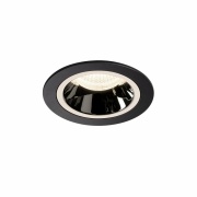 NUMINOS DL M, Indoor LED Deckeneinbauleuchte schwarz/chrom 4000K 20°