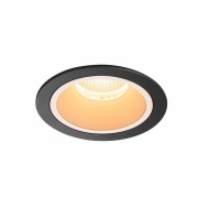 NUMINOS DL L, Indoor LED Deckeneinbauleuchte schwarz/weiß 2700K 20°