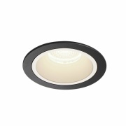 NUMINOS DL L, Indoor LED Deckeneinbauleuchte schwarz/weiß 4000K 20°