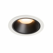 NUMINOS DL XL, Indoor LED Deckeneinbauleuchte weiß/schwarz 2700K 20°