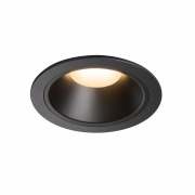 NUMINOS DL XL, Indoor LED Deckeneinbauleuchte schwarz/schwarz 3000K 20°