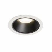 NUMINOS DL XL, Indoor LED Deckeneinbauleuchte weiß/schwarz 4000K 20°