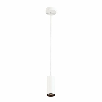 SLV NUMINOS PD PHASE S, Indoor LED Pendelleuchte weiß/schwarz 2700K 36°