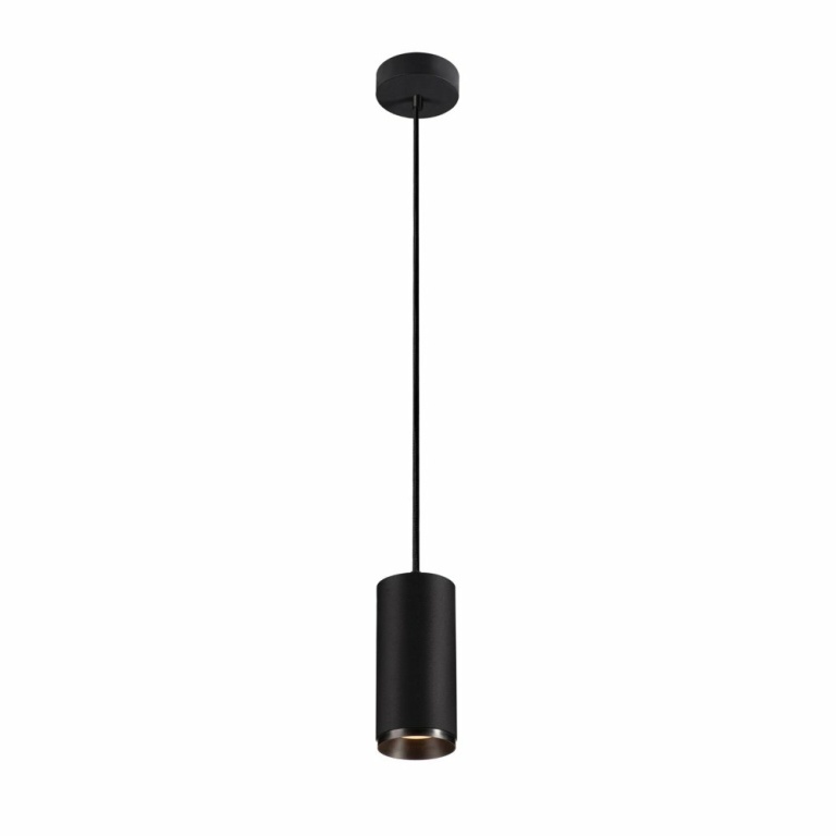 SLV NUMINOS PD PHASE M, Indoor LED Pendelleuchte schwarz/schwarz 3000K 36°