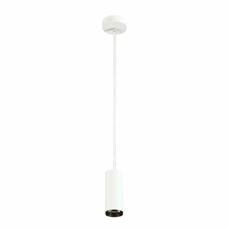 SLV NUMINOS PD DALI S, Indoor LED Pendelleuchte weiß/schwarz 4000K 24°