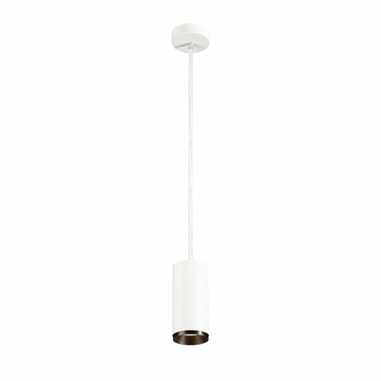 SLV NUMINOS PD DALI M, Indoor LED Pendelleuchte weiß/schwarz 2700K 36°