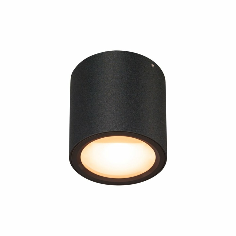 SLV OCULUS CL, Indoor LED Deckenaufbauleuchte schwarz DIM-TO-WARM 2000-3000K