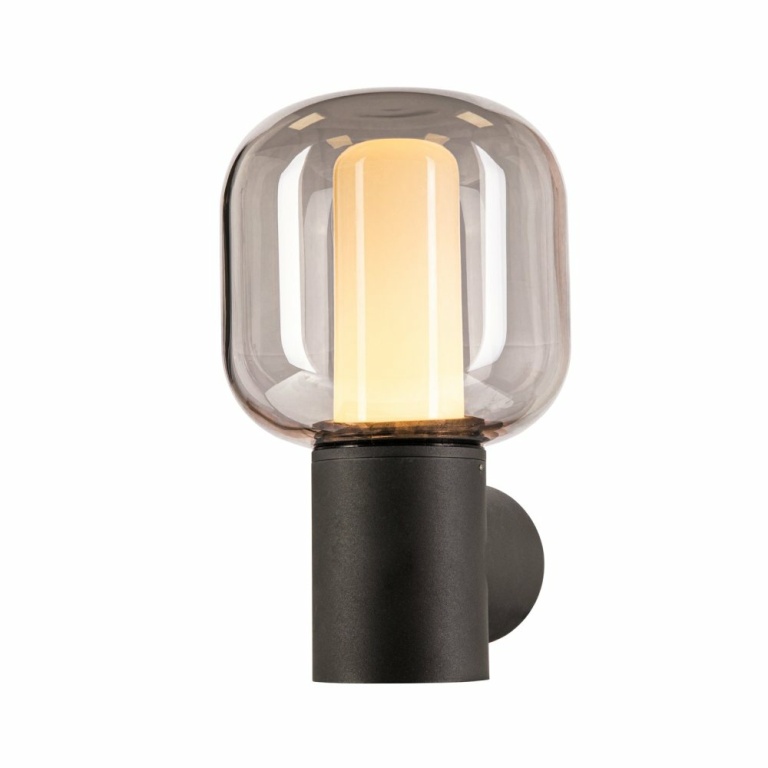 SLV OVALISK WL, Outdoor LED Wandaufbauleuchte anthrazit CCT switch 3000/4000K