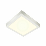 SENSER 24 CW, Indoor LED Wand- und Deckenaufbauleuchte eckig weiß 4000K