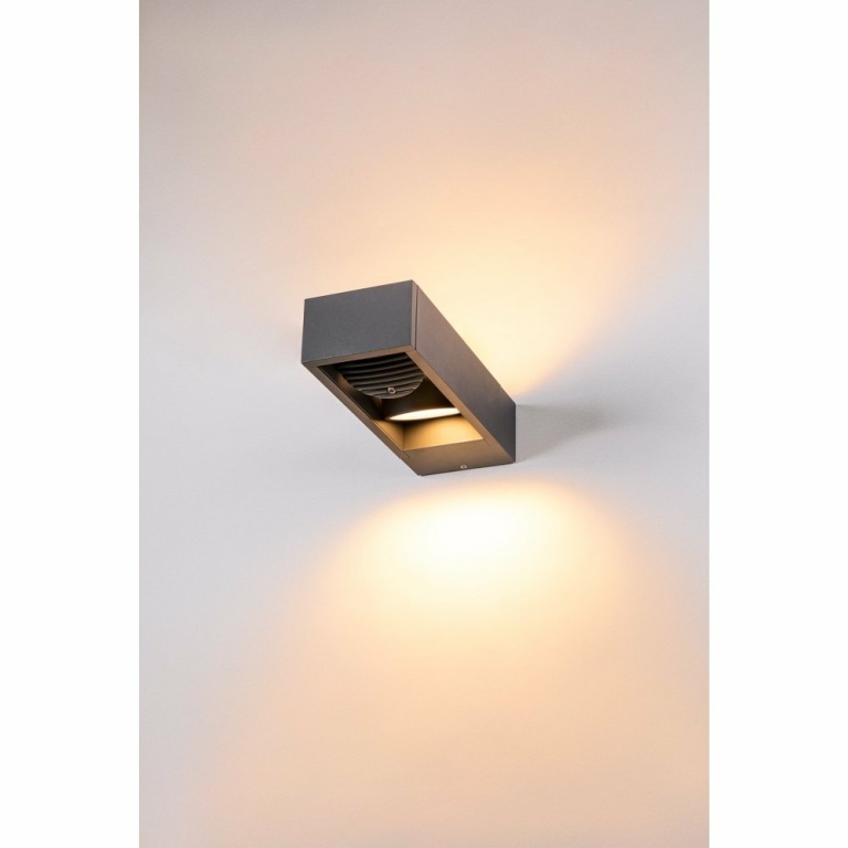 SLV ESKINA FRAME WL, Outdoor LED Wandaufbauleuchte double anthrazit CCT switch 3000/4000K