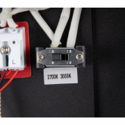 ONE DOUBLE PD PHASE UP/DOWN, Indoor LED Pendelleuchte schwarz CCT switch 2700/3000K