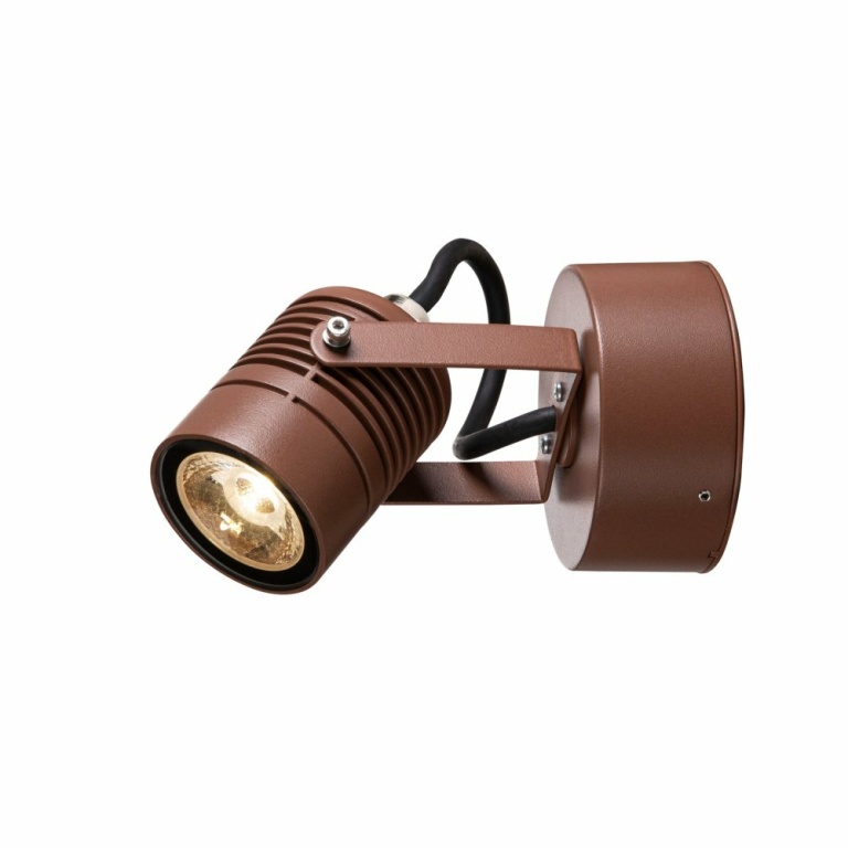 SLV LED SPOT SP, Outdoor LED Wandaufbauleuchte rost 3000K