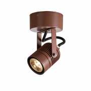 LED SPOT SP, Outdoor LED Wandaufbauleuchte rost 3000K