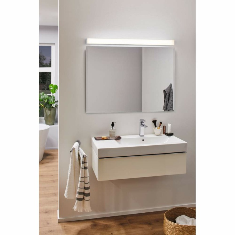 Paulmann HomeSpa LED Spiegelleuchte Tova IP44 Tunable White 60x5.8cm 600lm 230V max. 6,2W dimmbar Chrom/Weiß