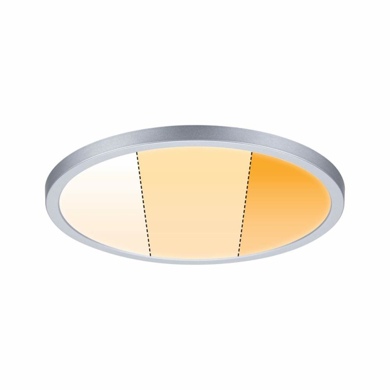 Paulmann LED Einbaupanel Areo VariFit IP44 rund 230mm 16W Chrom matt WarmDim-Stepschaltung