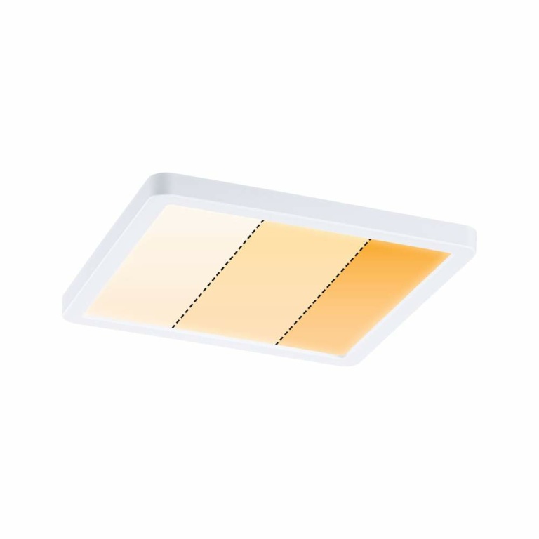 Paulmann LED Einbaupanel Areo VariFit IP44 eckig 175x175mm 13W Weiß matt WarmDim-Stepschaltung