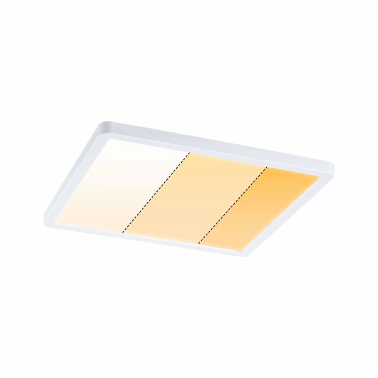 Paulmann LED Einbaupanel Areo VariFit IP44 eckig 230x230mm 16W 2.000K Weiß matt WarmDim-Stepschaltung