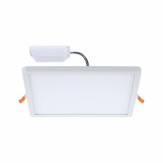 LED Einbaupanel Areo VariFit IP44 eckig 230x230mm 16W 2.000K Weiß matt WarmDim-Stepschaltung