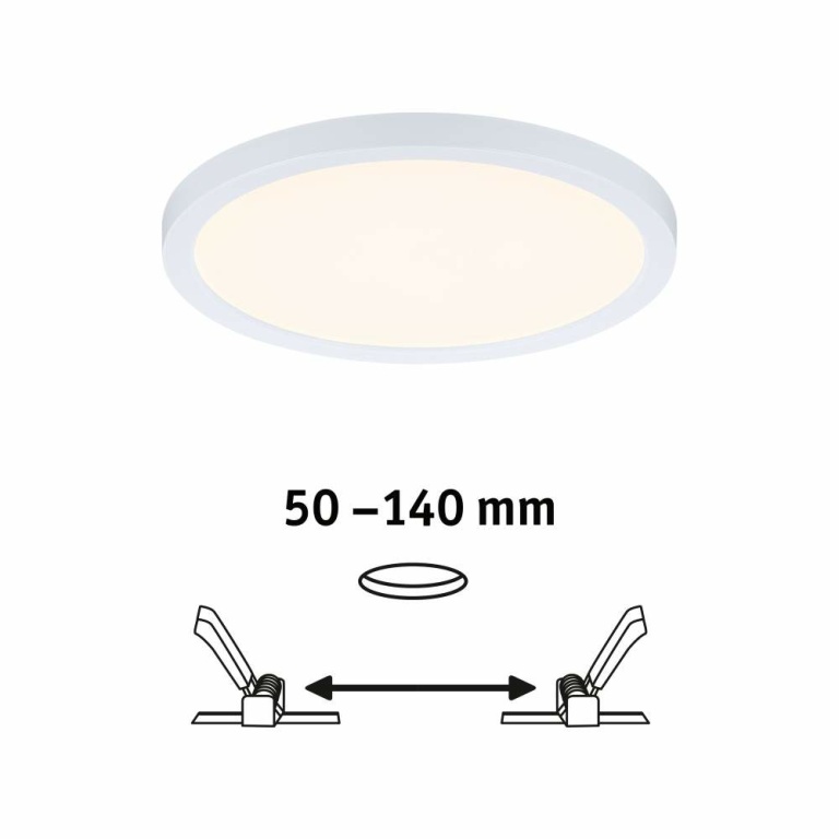 Paulmann LED Einbaupanel Areo VariFit IP44 rund 175 13W 3.000K Weiß