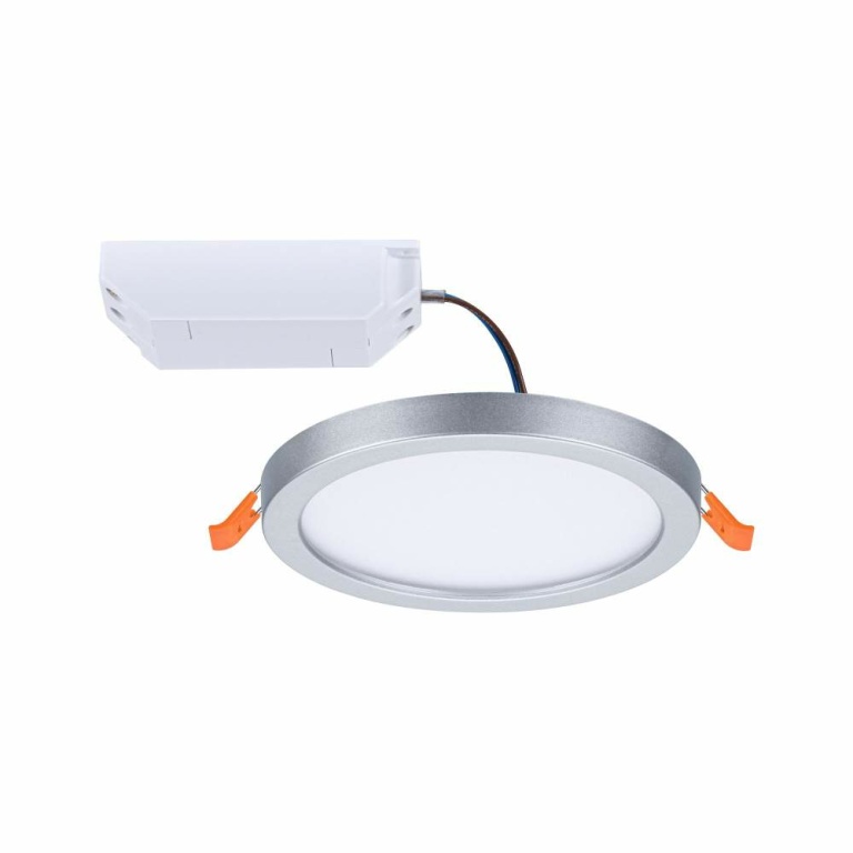 Paulmann LED Einbaupanel Areo VariFit IP44 rund 118 6,5W 3.000K Chrom matt