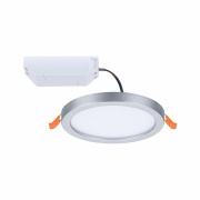 LED Einbaupanel Areo VariFit IP44 rund 118 6,5W 3.000K Chrom matt