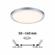 LED Einbaupanel Areo VariFit IP44 rund 175 13W 3.000K Chrom matt