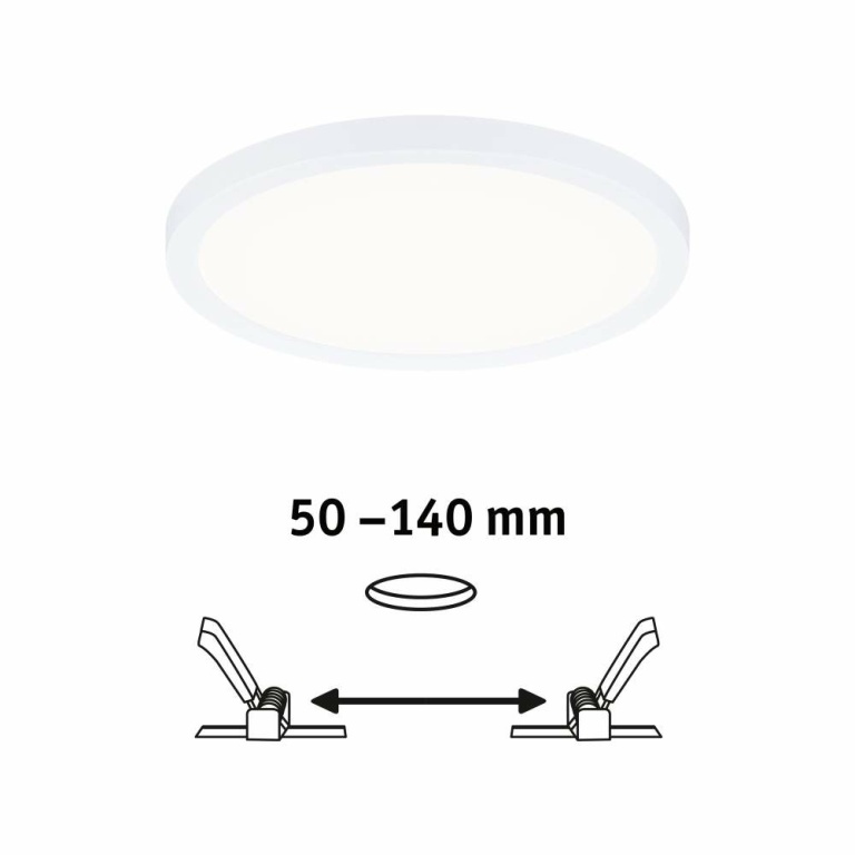 Paulmann LED Einbaupanel Areo VariFit IP44 rund 175 13W 4.000K Weiß