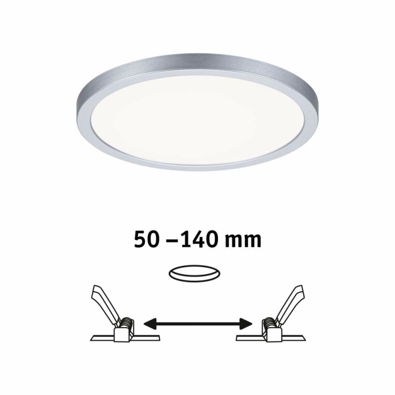 Paulmann LED Einbaupanel Areo VariFit IP44 rund 175 13W 4.000K Chrom matt