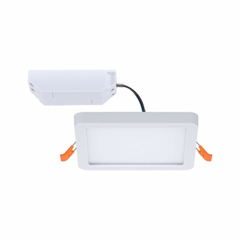 Paulmann LED Einbaupanel Areo VariFit IP44 eckig 118x118mm 6,5W 3.000K Weiß