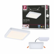 LED Einbaupanel Areo VariFit IP44 eckig 118x118mm 6,5W 3.000K Weiß