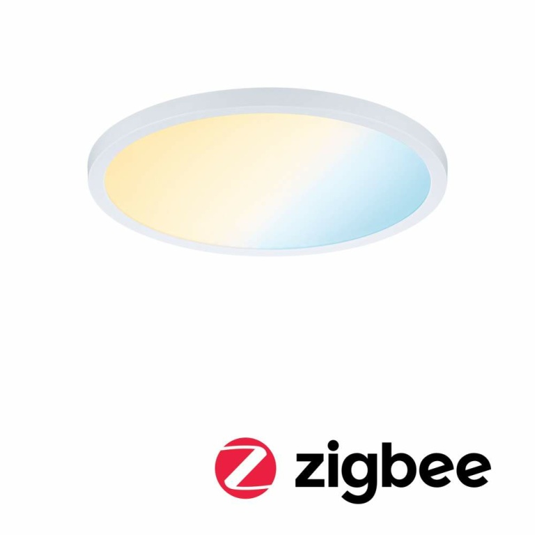 Paulmann Smart Home Zigbee LED Einbaupanel Areo VariFit IP44 rund 230mm 16W Weiß Tunable White