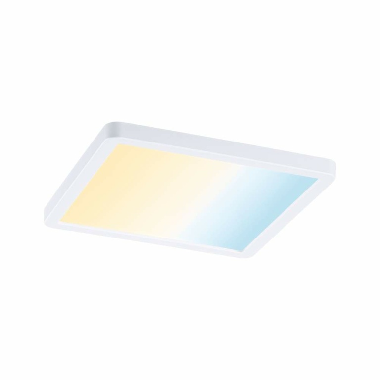 Paulmann Smart Home Zigbee LED Einbaupanel Areo VariFit IP44 eckig 175x175mm 13W Weiß Tunable White