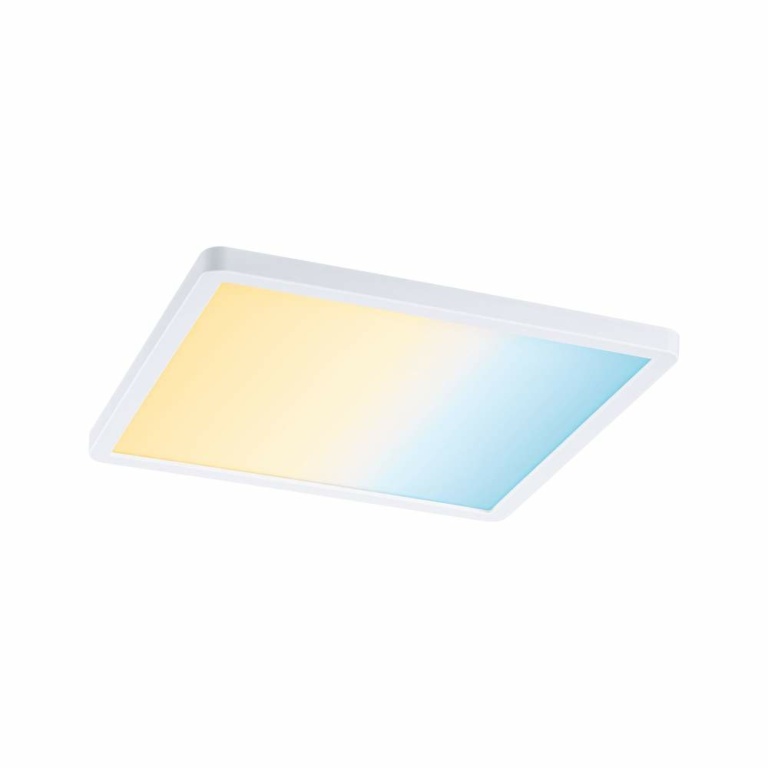 Paulmann Smart Home Zigbee LED Einbaupanel Areo VariFit IP44 eckig 230x230mm 16W Weiß Tunable White