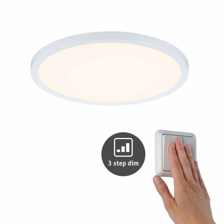 Paulmann LED Einbaupanel Areo VariFit IP44 3-Stufen-dimmbar  230mm 16W 3.000K Weiß