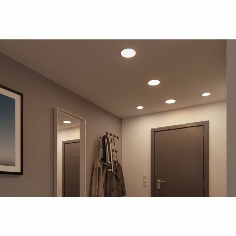 Paulmann LED Einbaupanel Areo VariFit IP44 3-Stufen-dimmbar  175mm 13W 4.000K Chrom matt